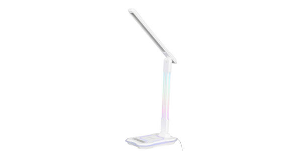 LED-SCHREIBTISCHLEUCHTE 31,6/18,1/12,1 cm   - Weiß, LIFESTYLE, Kunststoff (31,6/18,1/12,1cm) - Novel