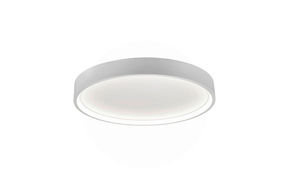 LED-DECKENLEUCHTE  45/5,5 cm    - Weiss, Design, Metall (45/5,5cm) - Trio Leuchten
