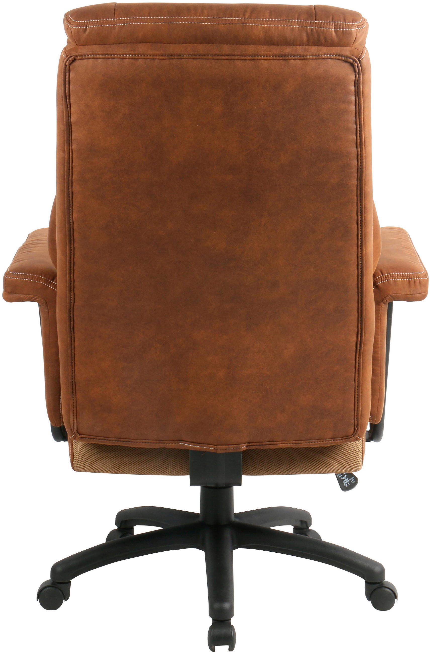 CHEFSESSEL Velours Braun, Schwarz  - Schwarz/Braun, MODERN, Kunststoff/Textil (84/120-128/85cm) - MID.YOU