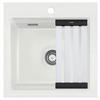 SPÜLE Kara 51 / 50030112  - Weiß Hochglanz, Basics, Keramik (51/20/51cm) - Systemceram