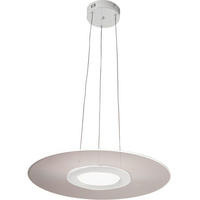 LED-PENDELLEUCHTE 50/200 cm  - Transparent/Weiß, Design, Kunststoff/Metall (50/200cm) - Fabas Luce