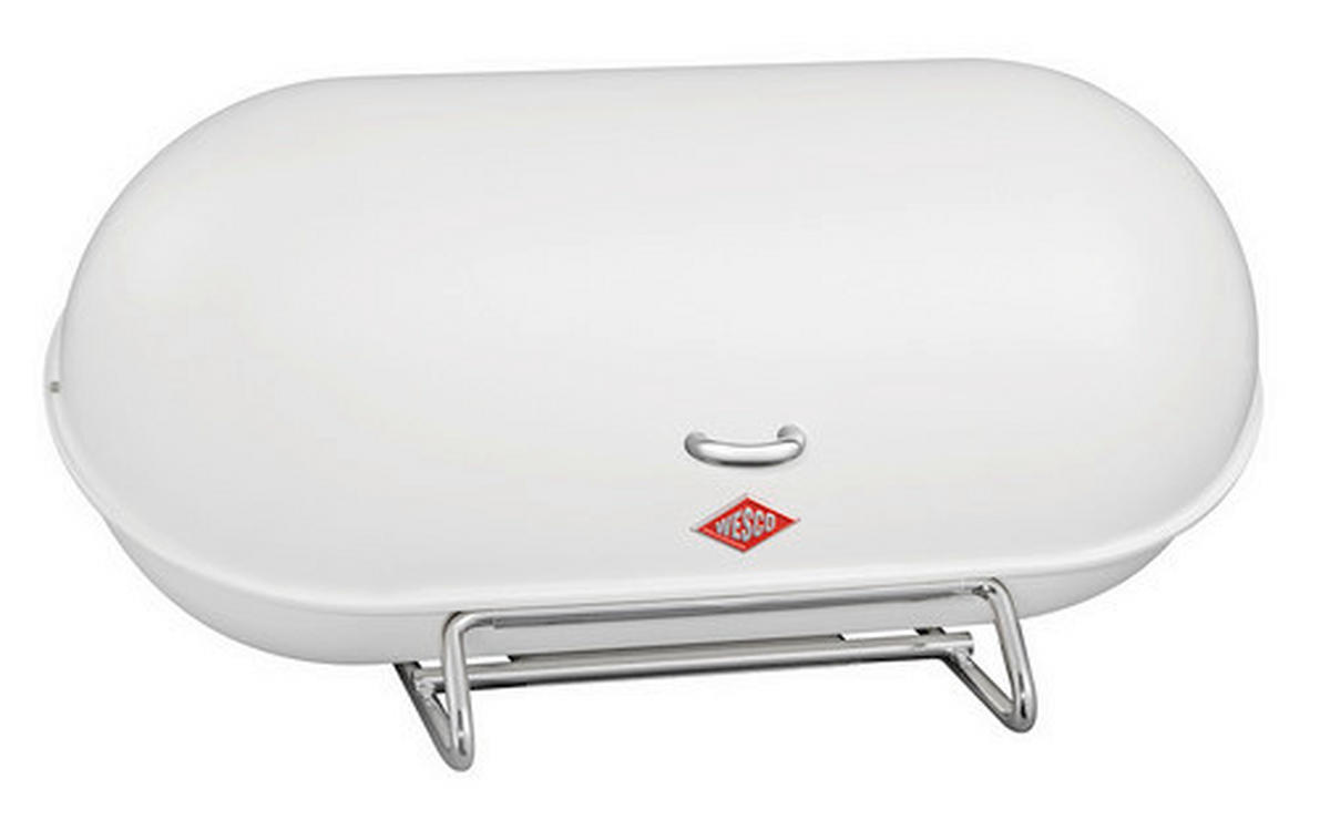 BROTKASTEN - Weiß, KONVENTIONELL, Metall (44,3/21/23cm) - Wesco