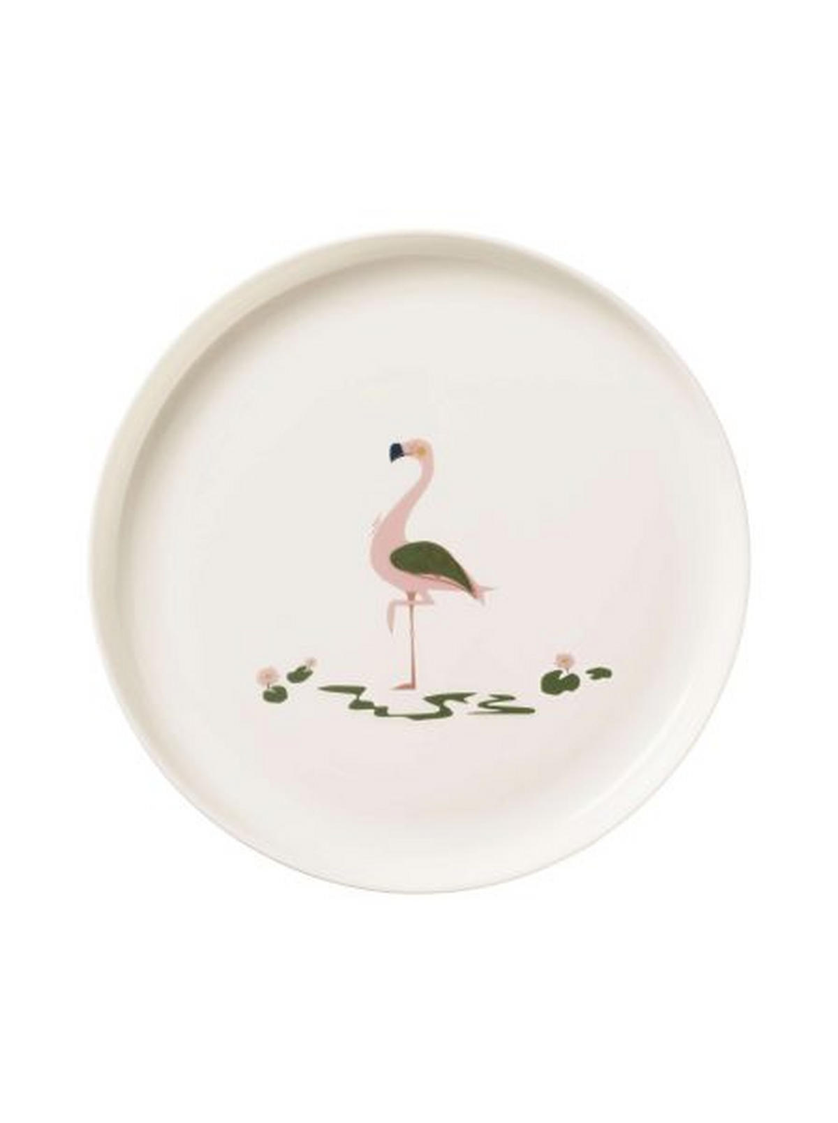 KINDERGESCHIRRSET KIDS, FIONA FLAMINGO Fine Bone China 4-teilig  - Rosa/Weiß, Basics, Keramik - ASA