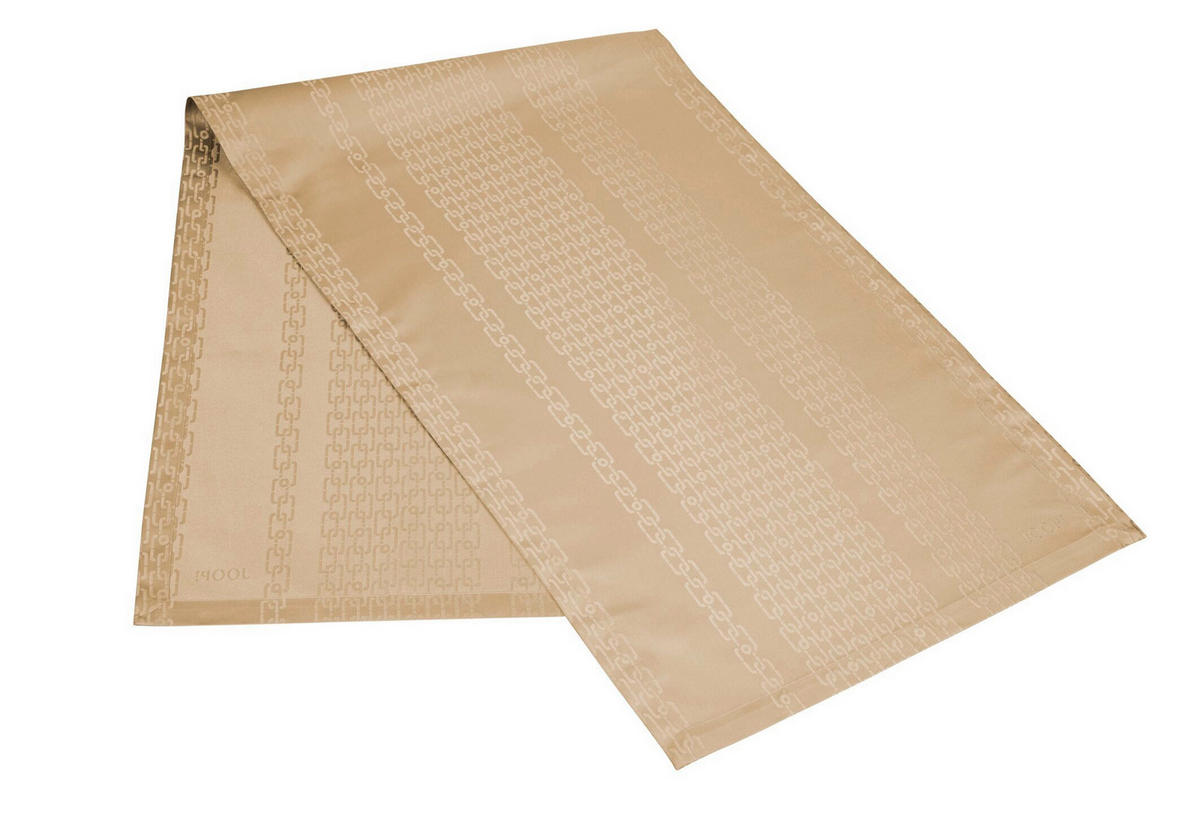 TISCHLÄUFER Chains 50/160 cm  - Goldfarben, Basics, Textil (50/160cm) - Joop!