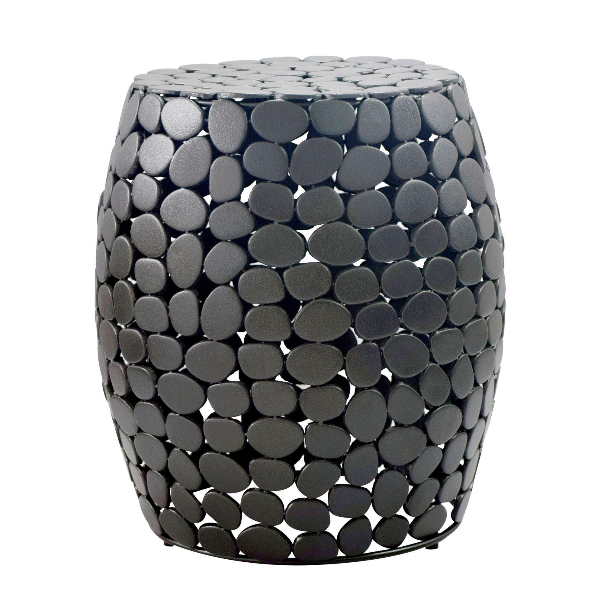 BEISTELLTISCH Metall  - Schwarz, Design, Metall (40/46/40cm) - Livetastic