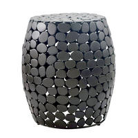 PRÍRUČNÝ STOLÍK, čierna - čierna, Design, kov (40/46/40cm) - Livetastic