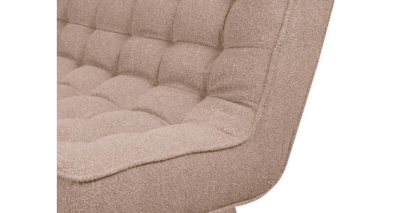 SITZBANK 183/90/79 cm Webstoff Beige Eiche vollmassiv  - Eichefarben/Beige, Design, Holz/Textil (183/90/79cm) - Linea Natura