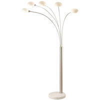 BOGENLEUCHTE - Opal, Design, Glas/Stein (140/110/210cm) - Globo