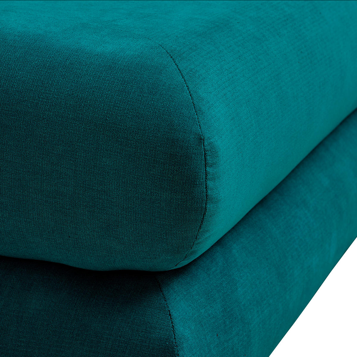 SCHLAFSOFA Samt Petrol  - Chromfarben/Petrol, Design, Kunststoff/Textil (196/74/90cm) - Carryhome