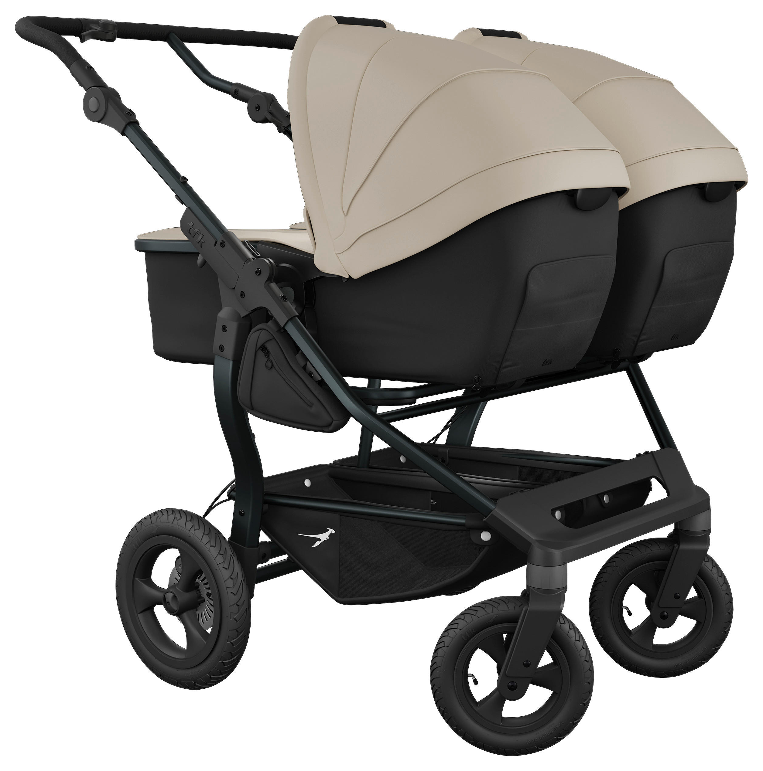 ZWILLINGSWAGEN  - Anthrazit, Basics, Metall (78,5/110/108cm) - TFK