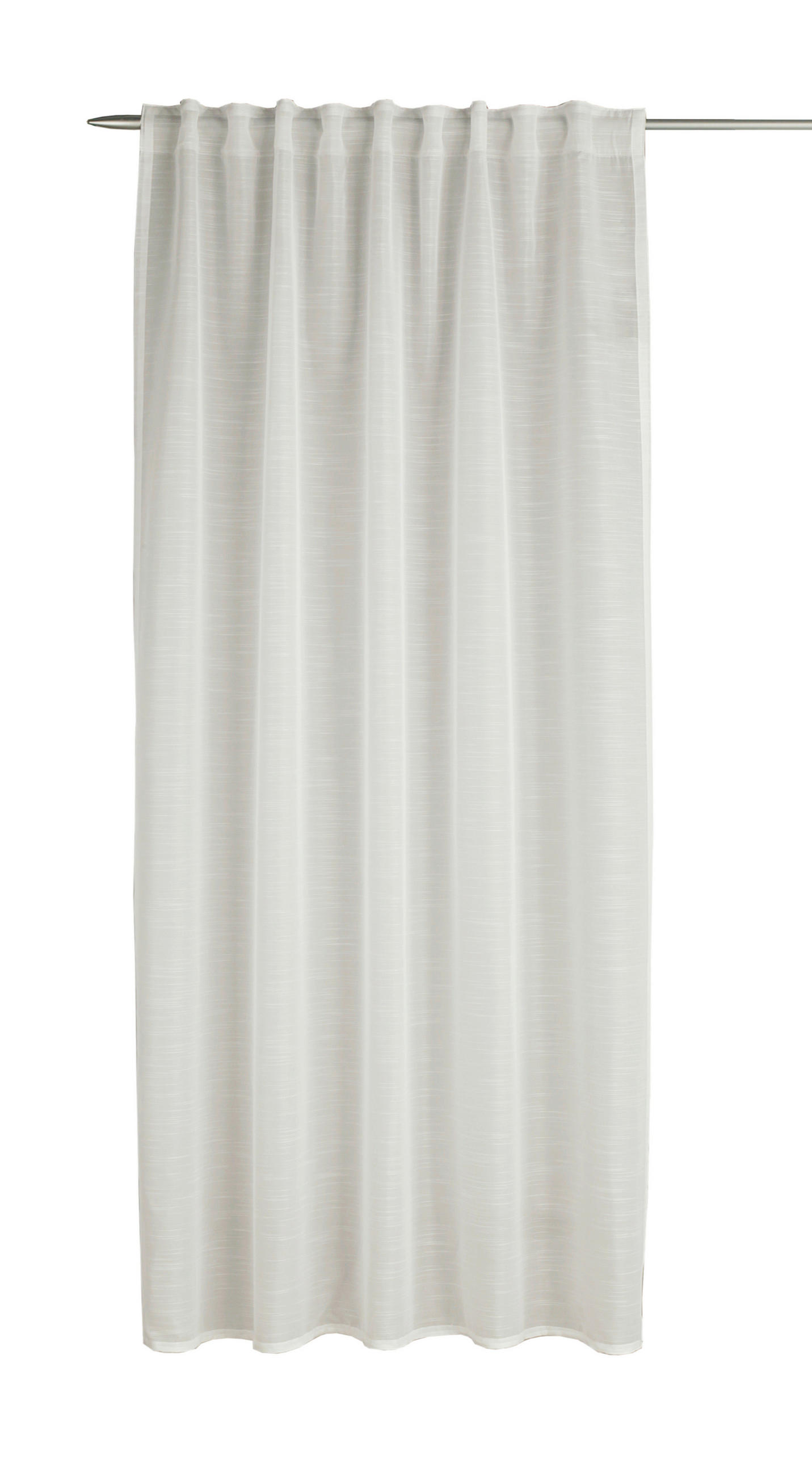 FERTIGVORHANG halbtransparent  - Creme, Basics, Textil (135/245cm)