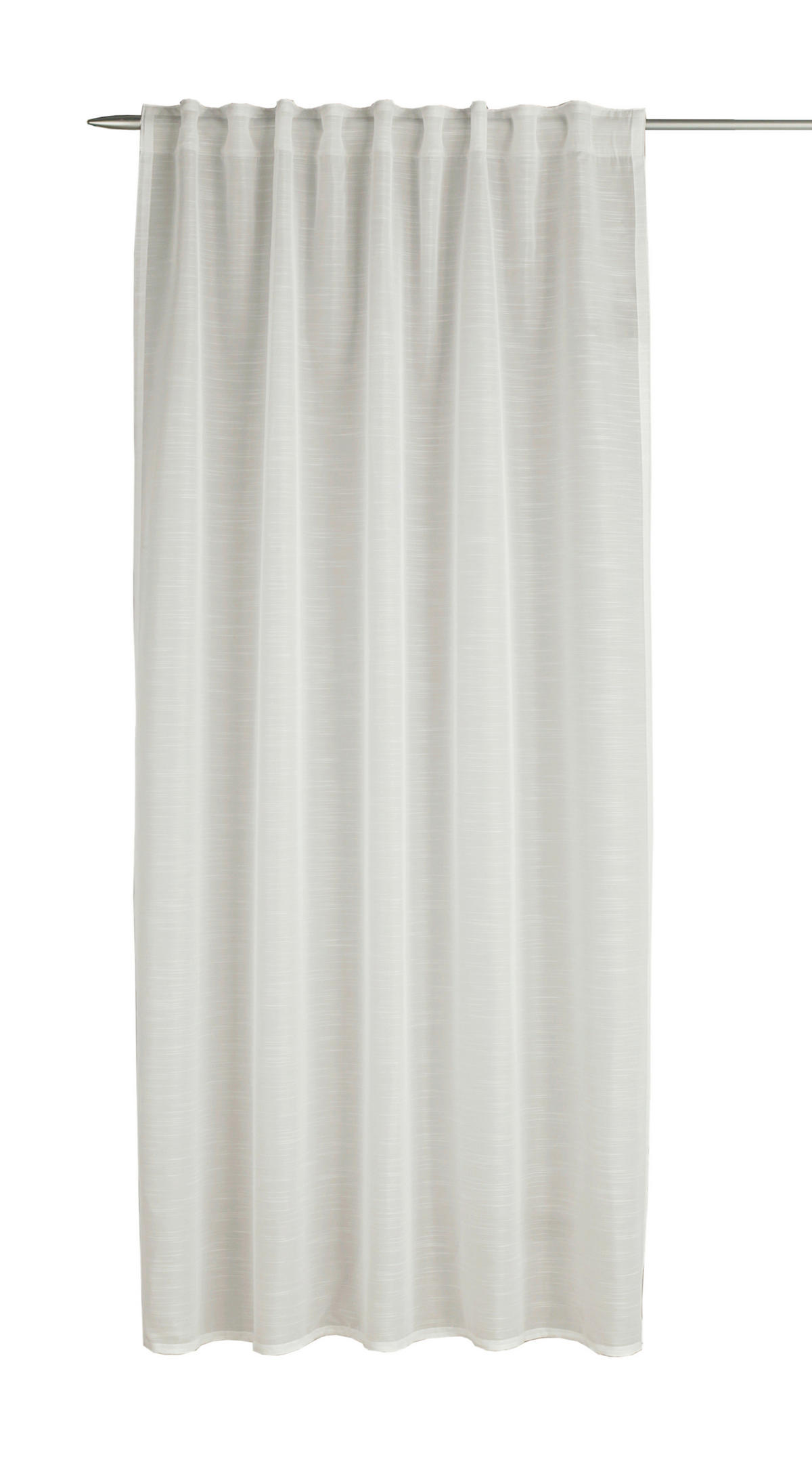 FERTIGVORHANG halbtransparent  - Creme, Basics, Textil (135/245cm)