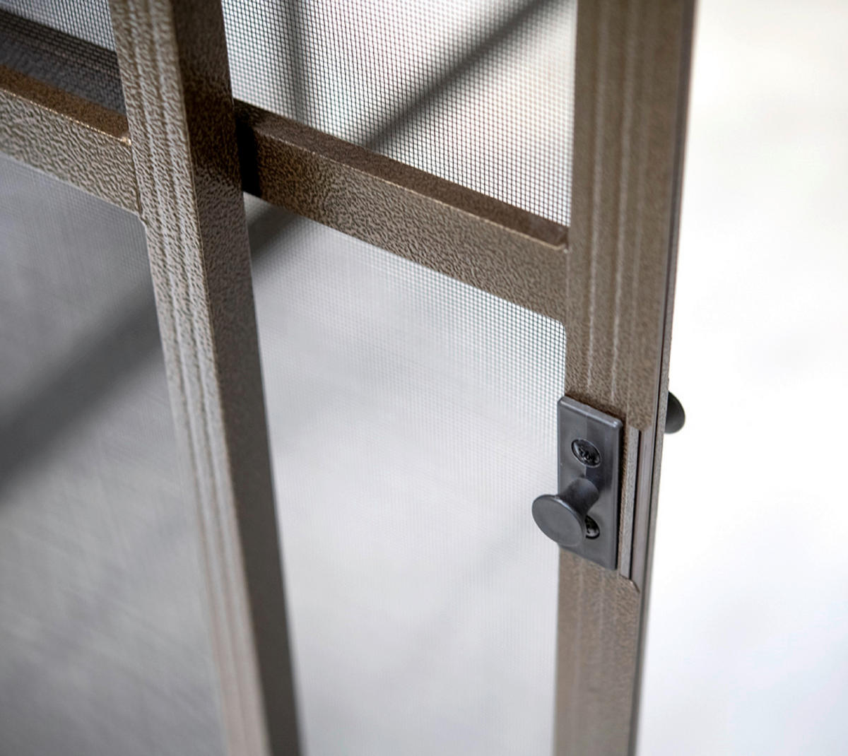 PAVILLON 362/283/297 cm Aluminium  - Bronzefarben, Basics, Kunststoff/Metall (362/283/297cm)