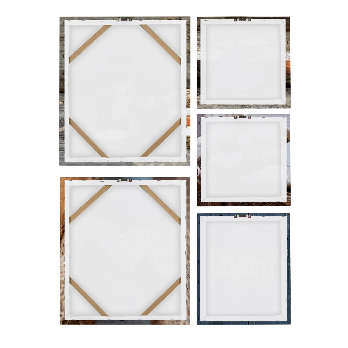 LEINWANDBILD Stillleben, Kerzen, Steine 60/80/2 cm  - Multicolor, Basics, Wellpappe/Textil (60/80/2cm)