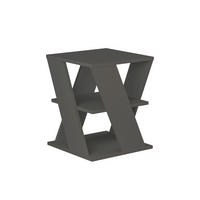 COUCHTISCH 55/55/55 cm quadratisch Anthrazit  - Anthrazit, Design, Holzwerkstoff (55/55/55cm) - Livetastic