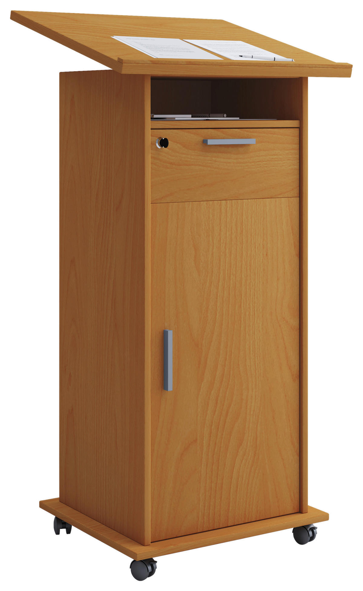 STEHPULT 60/50/120 cm  in Buchefarben  - Buchefarben, Basics, Holzwerkstoff (60/50/120cm) - MID.YOU