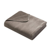 DECKE 150/200 cm  - Graubraun, Basics, Textil (150/200cm) - David Fussenegger