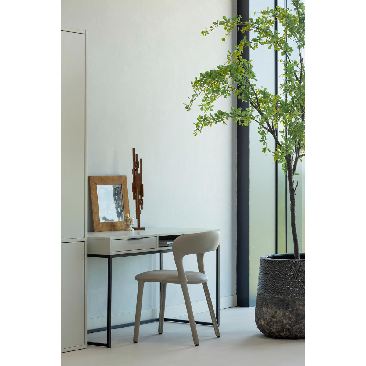 STUHL-SET 2 Stück  in Lederlook  - Sandfarben/Hellbraun, MODERN, Kunststoff/Textil (51cm) - Livetastic