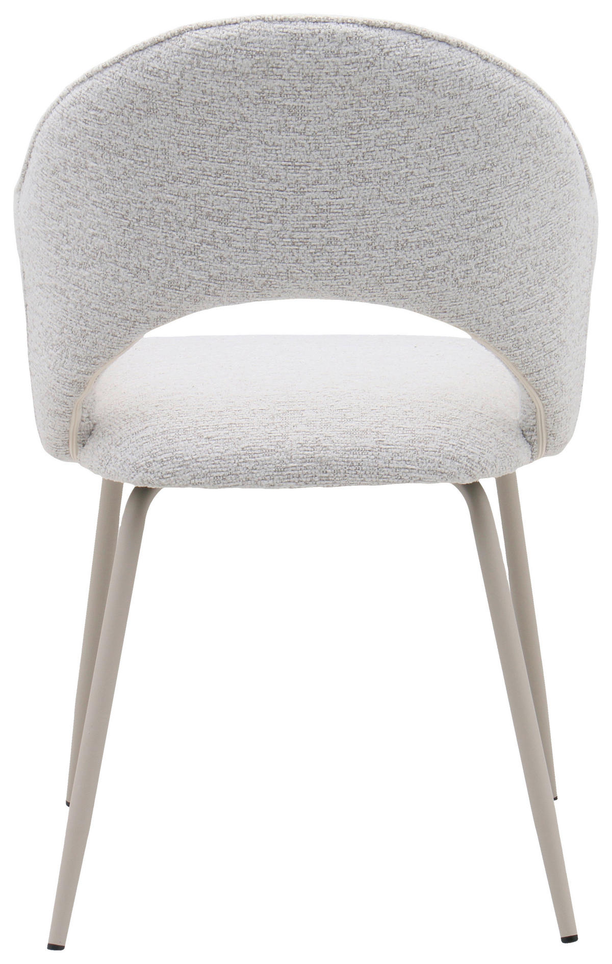 ARMLEHNSTUHL   Webstoff  Hellgrau, Beige  - Beige/Hellgrau, MODERN, Textil/Metall (55/83/63cm) - Livetastic