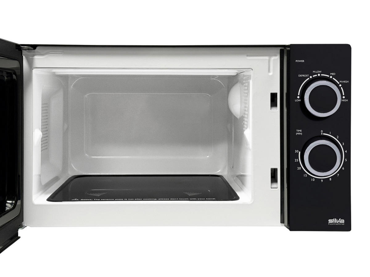 MIKROWELLE MW-C 25.2  - Edelstahlfarben/Schwarz, Trend, Metall (45,5/26,8/35,8cm)