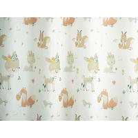 TKANINA ZA ZAVJESE smeđa, bijela   - bijela/smeđa, Basics, tekstil (180cm)