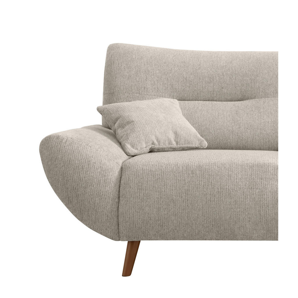 Thumbnail - Mid.you 2-Sitzer-Sofa, Beige, Textil, Uni, Füllung: Schaumstoff, 173x81x90 cm, Made in EU, Typenauswahl, Rücken echt, Ar...