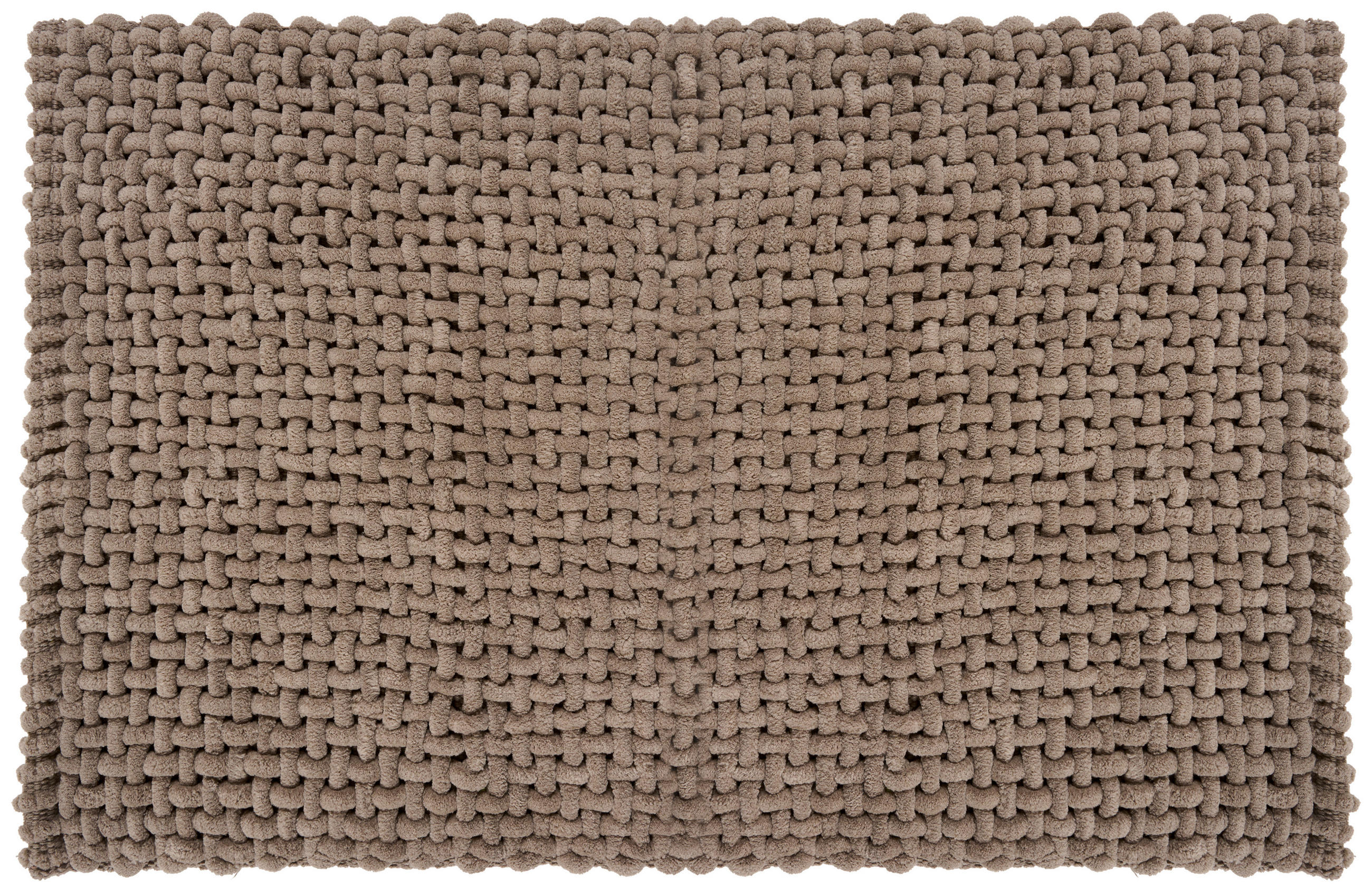 BADEMATTE  60/90 cm  Taupe   - Taupe, Design, Kunststoff/Textil (60/90cm) - Esposa