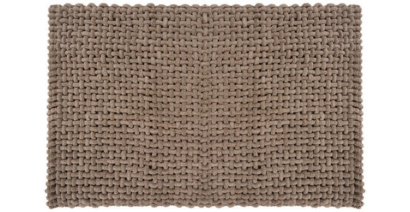 BADEMATTE  60/90 cm  Taupe   - Taupe, Design, Kunststoff/Textil (60/90cm) - Esposa