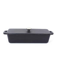 BROTTOPF - Schwarz, Basics, Metall (36/12/9cm) - Echtwerk