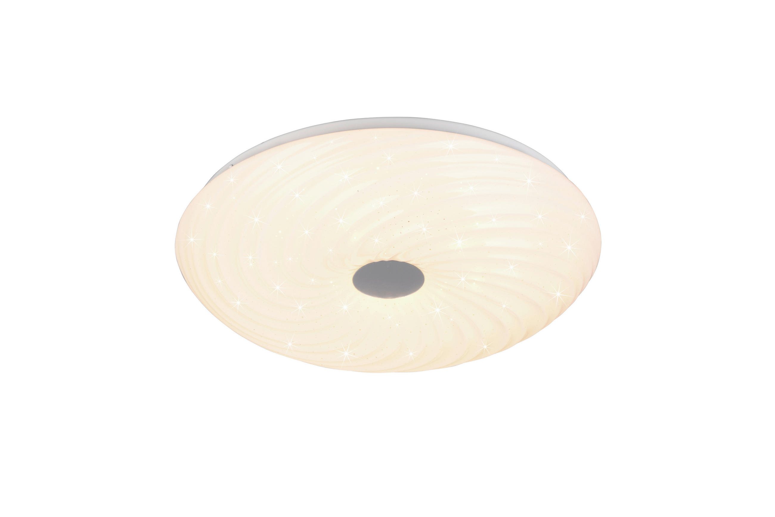 LED MENNYEZETI LÁMPA - fehér, Basics, műanyag (37,5/5cm)