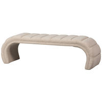 SITZBANK in Textil Naturfarben  - Naturfarben, Design, Textil (163/47/51cm) - Livetastic