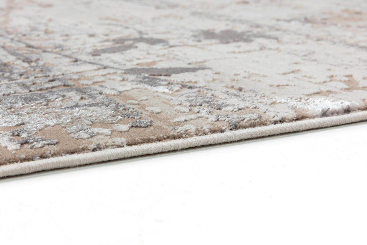 WEBTEPPICH 80/150 cm Antea Grau, Beige  - Beige/Grau, Design, Textil (80/150cm) - Novel