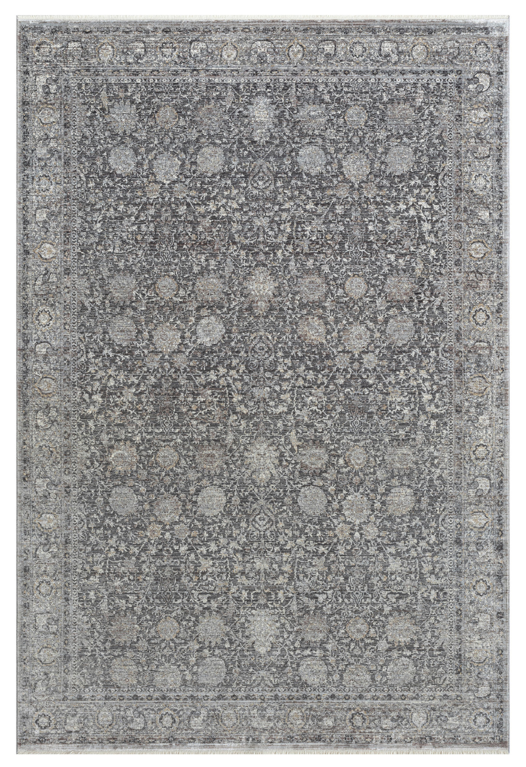 WEBTEPPICH 200/290 cm Grau  - Grau, Design, Textil (200/290cm) - Novel