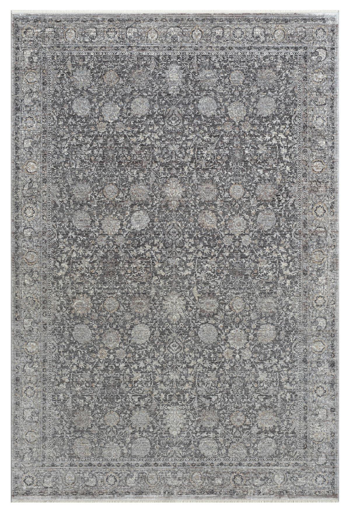 WEBTEPPICH 200/290 cm Grau  - Grau, Design, Textil (200/290cm) - Novel