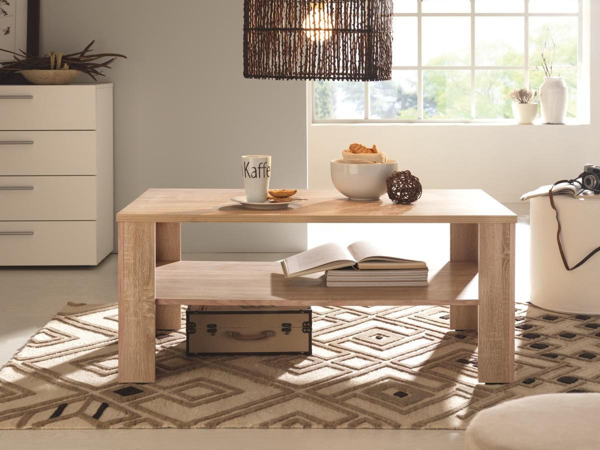 COUCHTISCH 110/65/47 cm rechteckig Eichefarben  - Eichefarben, Design, Holzwerkstoff (110/65/47cm) - Carryhome