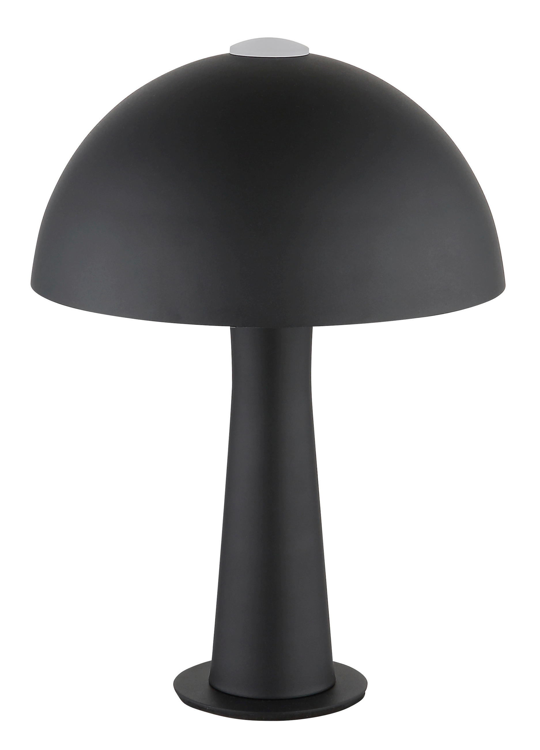 TISCHLEUCHTE Julia 20/28,5 cm  - Schwarz, Design, Kunststoff/Metall (20/28,5cm) - Globo