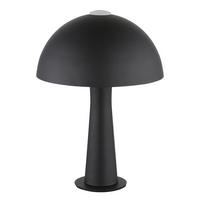 TISCHLEUCHTE Julia 20/28,5 cm  - Schwarz, Design, Kunststoff/Metall (20/28,5cm) - Globo