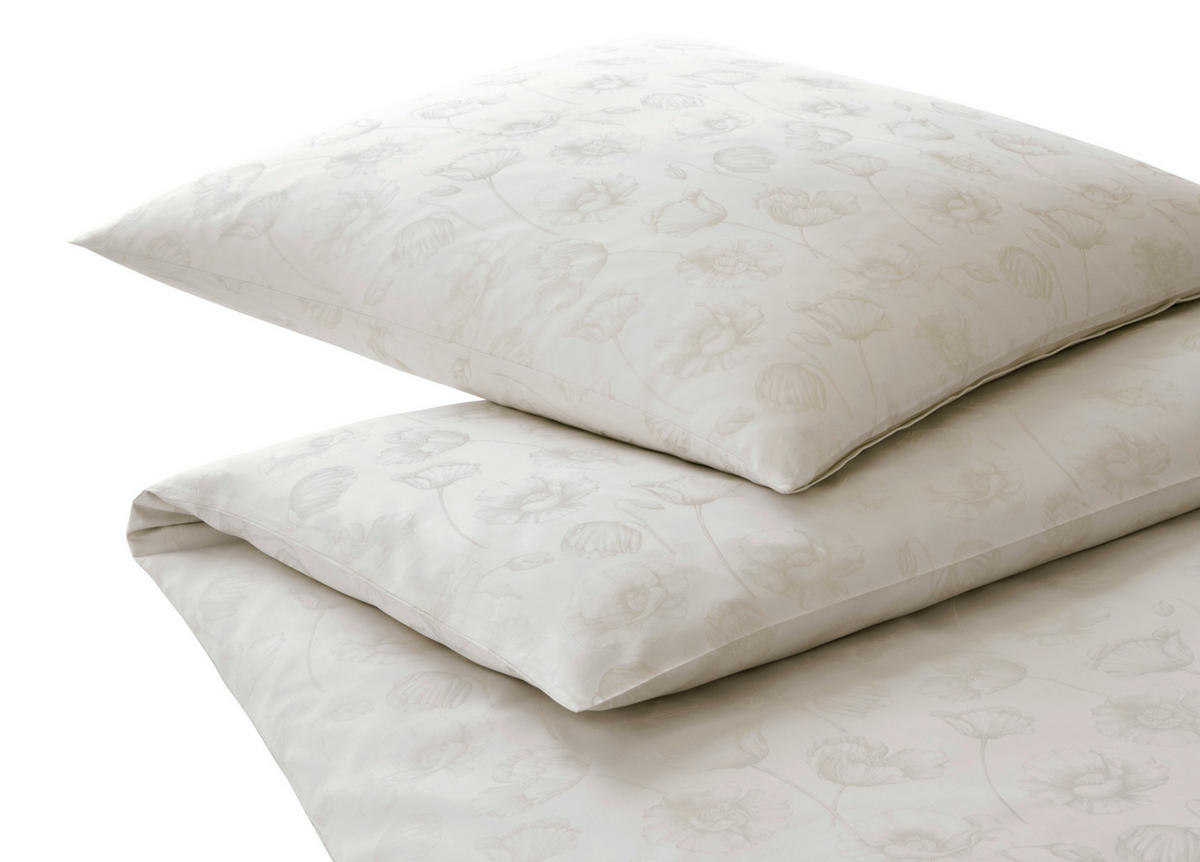 POSTELJNINA POPPY 200/200 cm žakar naravne barve  - naravne barve, Konvencionalno, tekstil (200/200cm) - Elegante