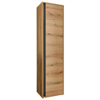 GARDEROBENSCHRANK  in 50/200/40 cm  - Eichefarben/Anthrazit, Design, Holzwerkstoff/Kunststoff (50/200/40cm) - Modante