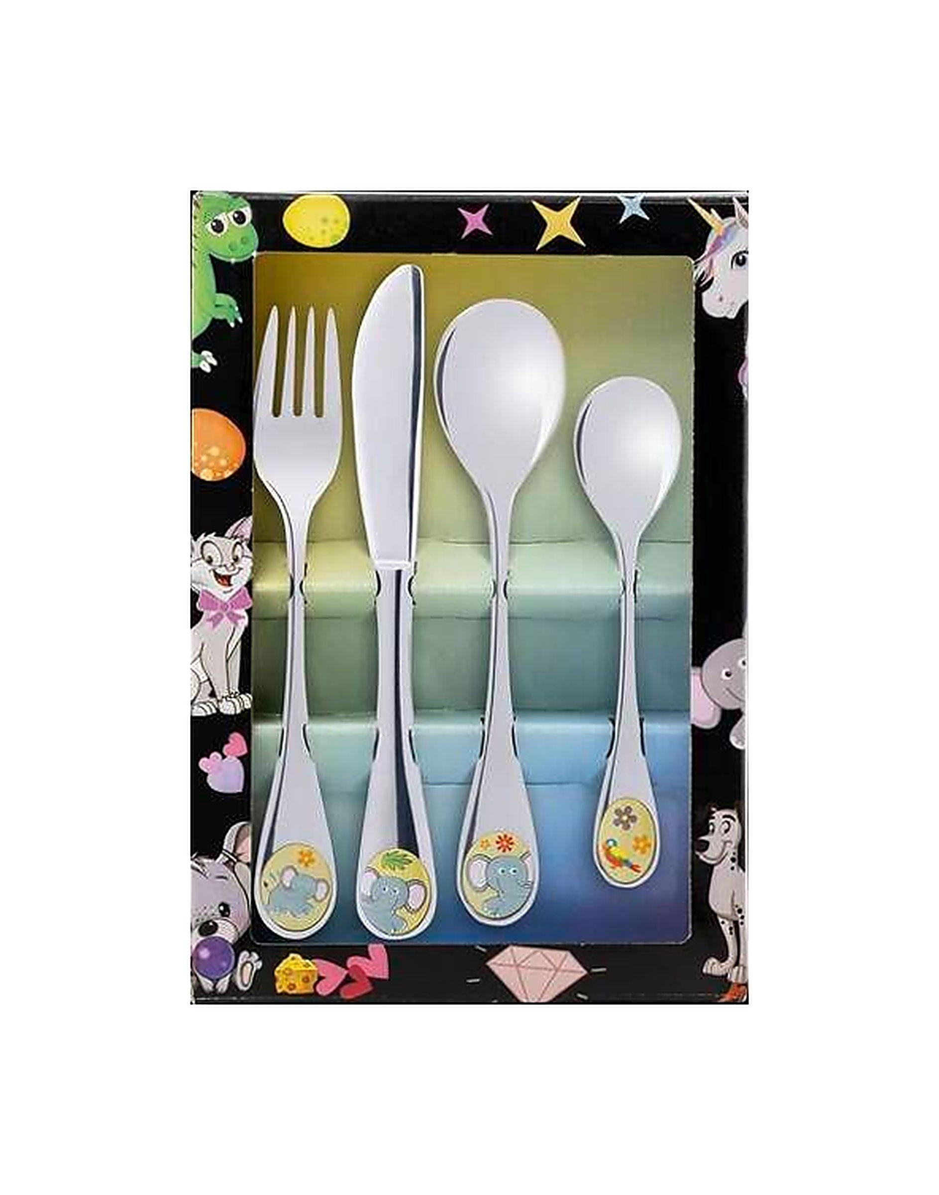 BESTECKSET  4-teilig  - Silberfarben, Basics, Metall (14.7/21.2/3.3cm) - Berndorf