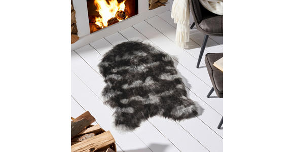 KUNSTFELL 60/90 cm - Dunkelbraun, Basics, Textil (60/90cm) - Novel