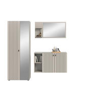 GARDEROBE 3-teilig  in 191/192/37 cm  - Kaschmir, Design, Holzwerkstoff (191/192/37cm) - MID.YOU