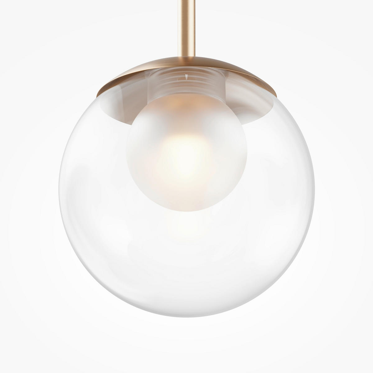PENDELLAMPA Basic form 15/334 cm  - guldfärgad, Design, metall (15/334cm) - MAYTONI