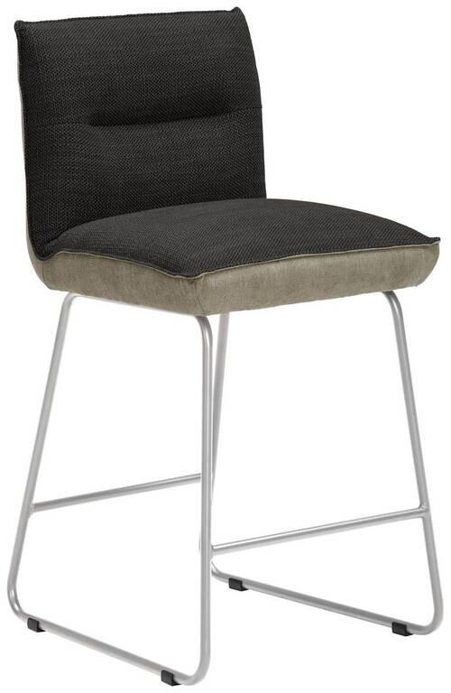 TRESENSTUHL Flachgewebe Anthrazit, Edelstahlfarben, Greige Stahl Stoffauswahl, Typenauswahl, Gestellauswahl  - Edelstahlfarben/Greige, Design, Textil/Metall (48/92/54cm) - Dieter Knoll