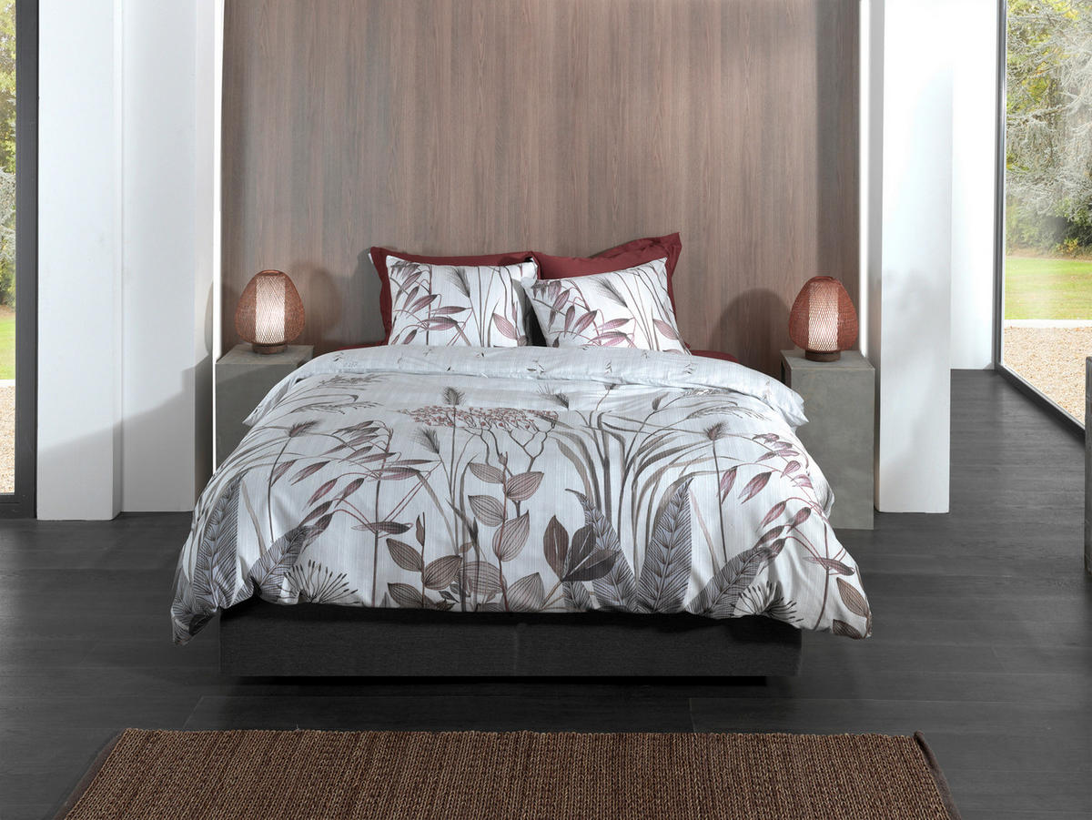 BETTWÄSCHE Elvira Makosatin 155/220 cm  - Naturfarben, Basics, Textil (155/220cm)
