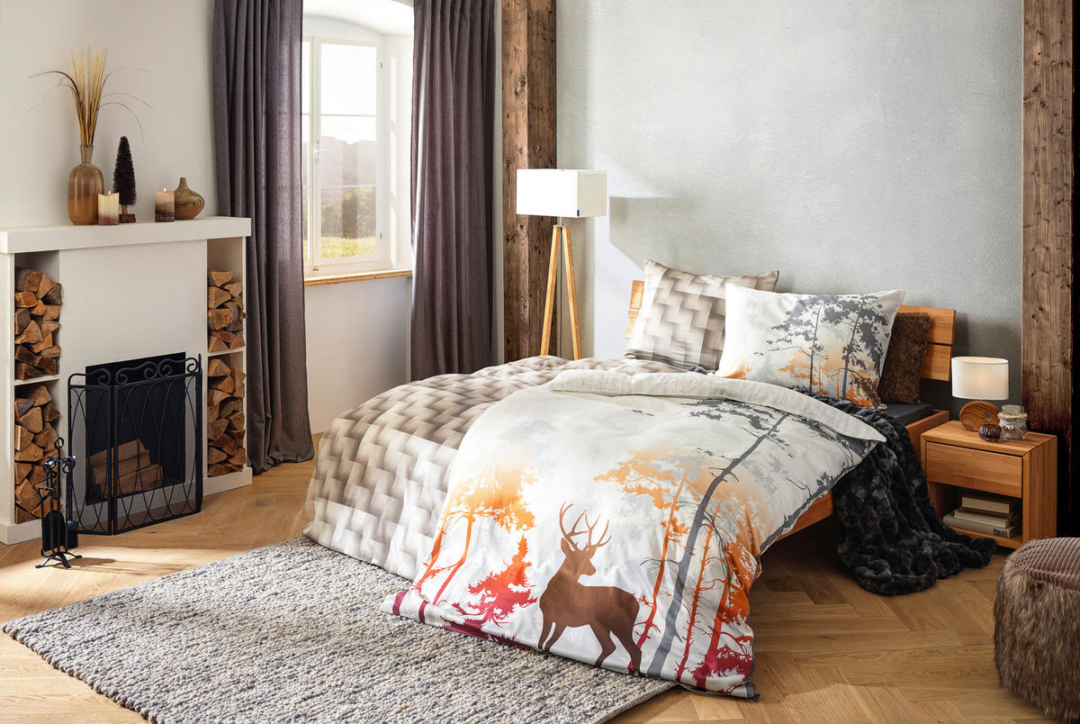 BETT 180/200 cm  in Buchefarben   - Buchefarben, Natur, Holz (180/200cm) - Carryhome