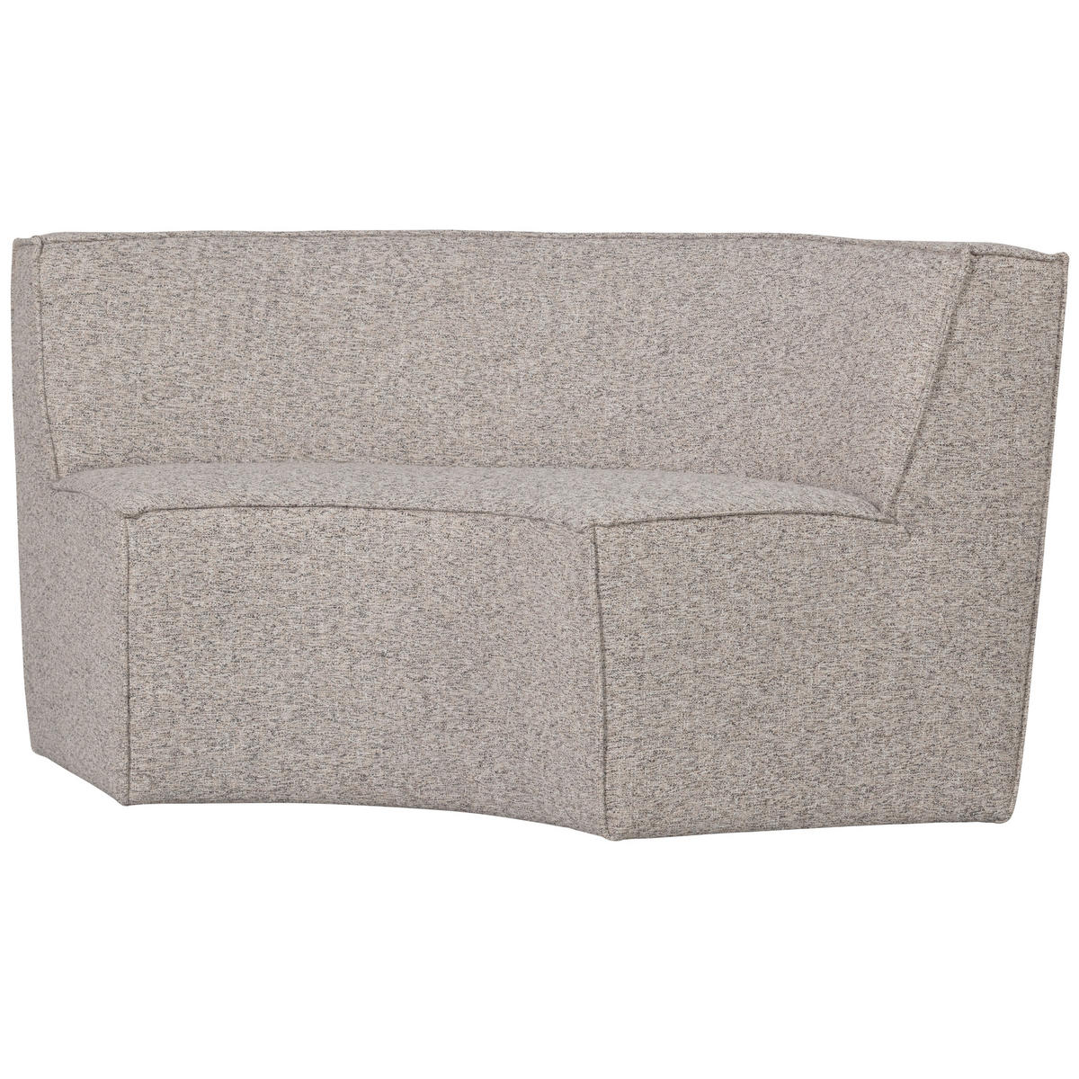 ECKBANK  in Sandfarben  - Sandfarben/Schwarz, Design, Kunststoff/Textil (186/85/90cm) - Livetastic