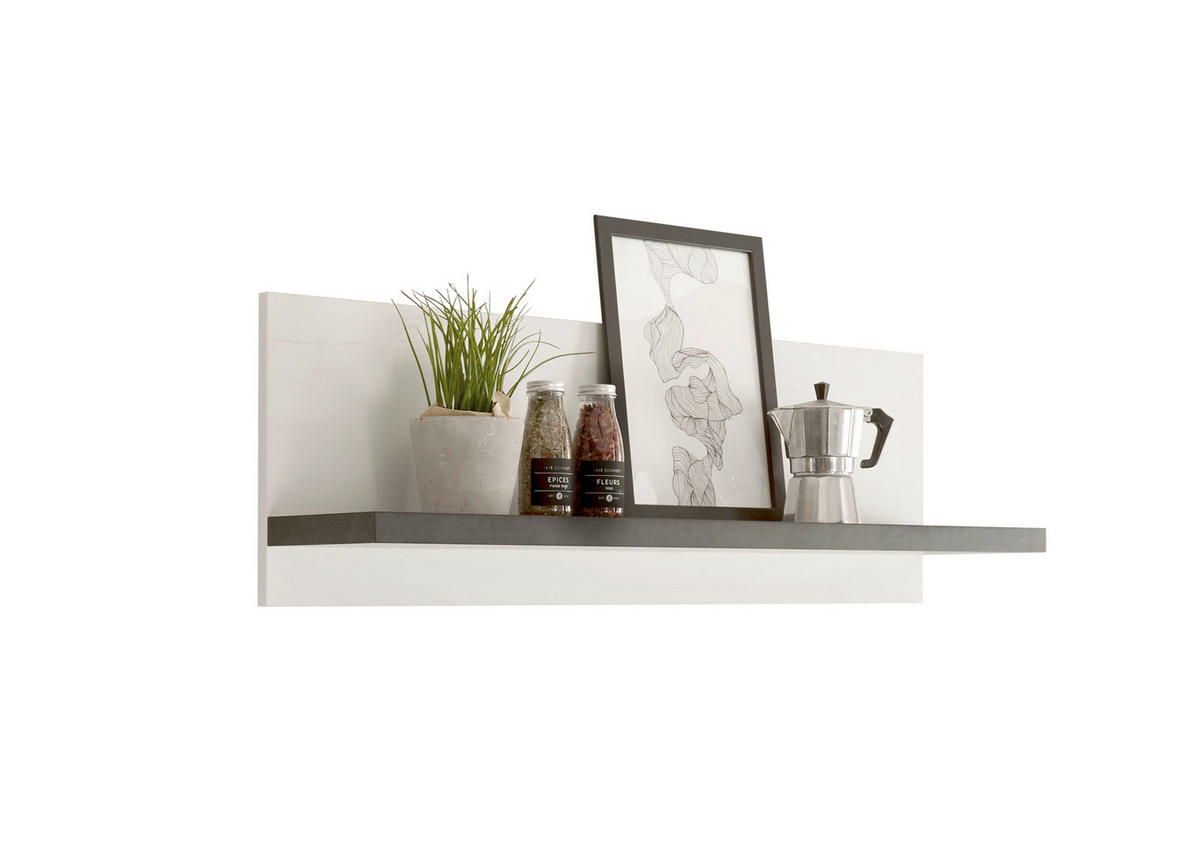 KÜCHENREGAL  - Anthrazit/Weiß, Trend, Holzwerkstoff (90/30/22cm) - MID.YOU
