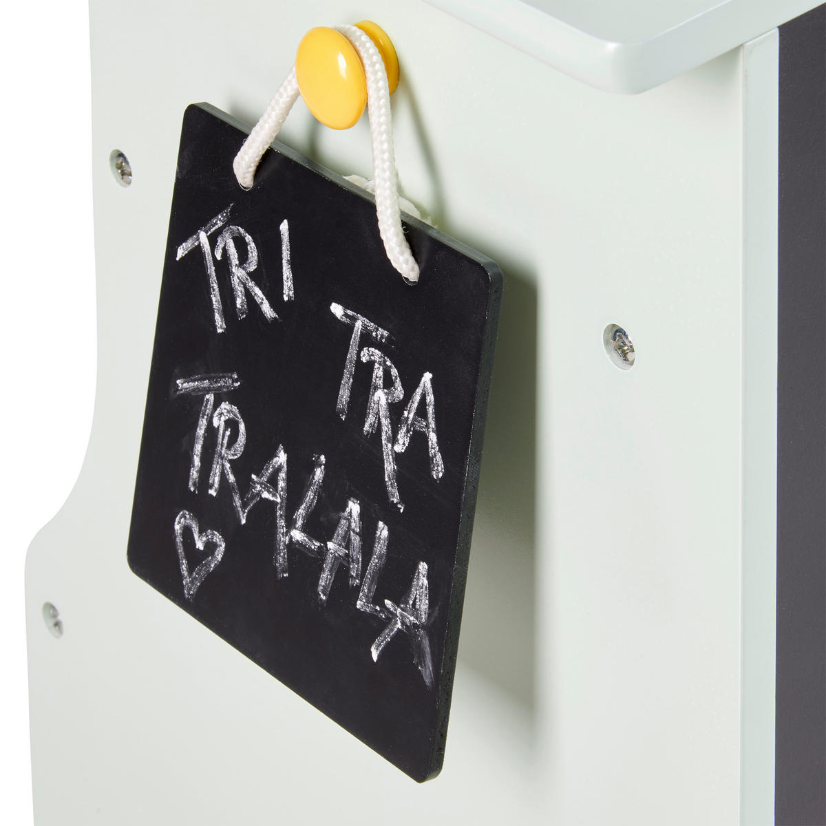 MARKTSTAND & THEATER - Schwarz/Naturfarben, Basics, Holz/Textil (60/29/99cm) - Ben'n'jen