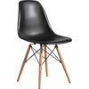 STOLICA  crna  drvo, metal, plastika      - crna/boje bukve, Design, drvo/metal (54/81/47cm) - Novel
